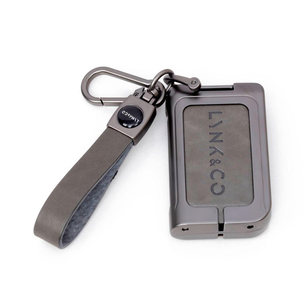 New Genuine Leather Alloy Key Case for Lynk & Co Models 01, 03, 05, 06
