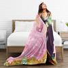 Wicked For Good Glinda and Elphaba Blanket Warm Soft Plush Bedding Throws For Living Room Decorative Flannel Bedspread Bed Cover