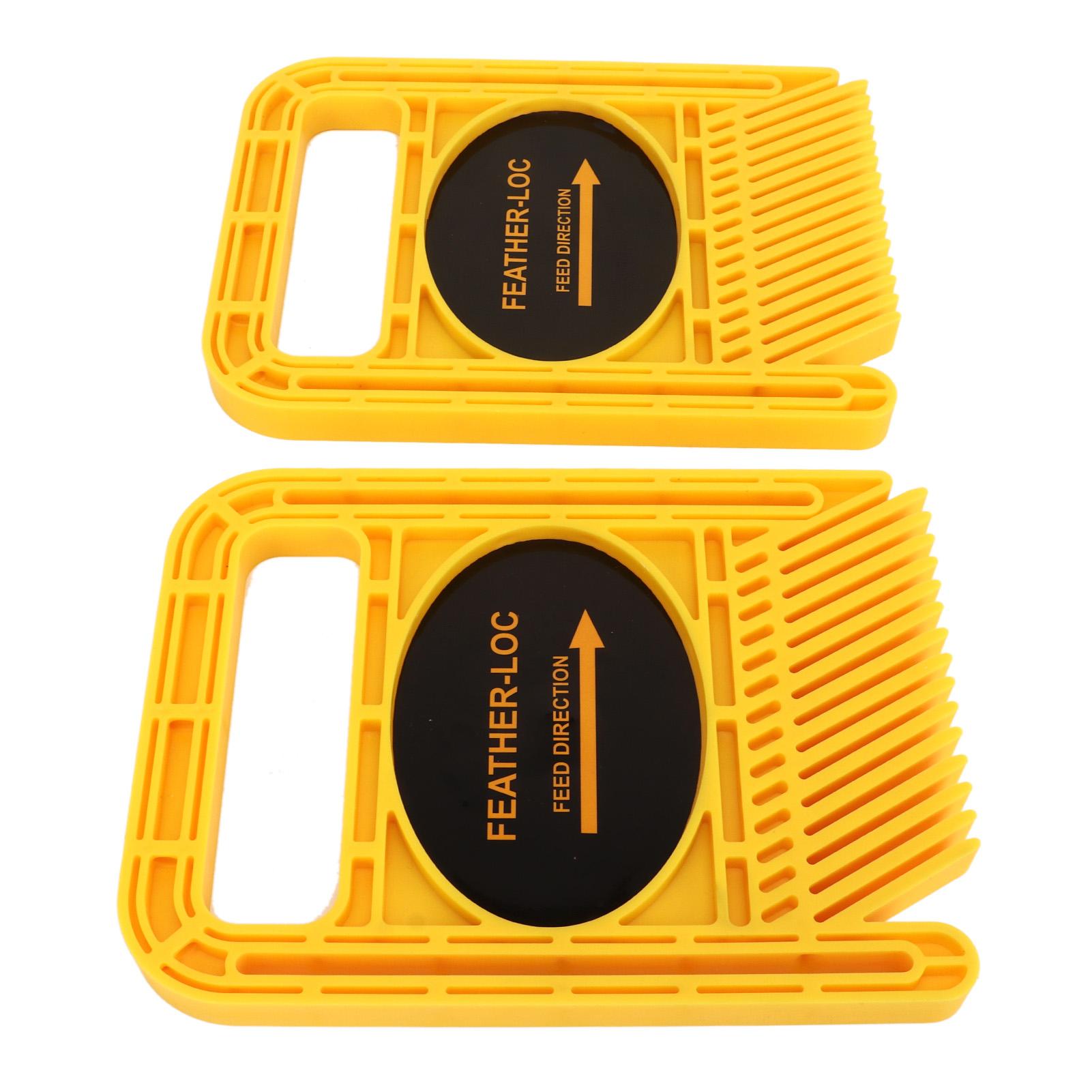 

2 Комплекта Регулируемые Расширенные Деревообрабатывающие Направляющие с Перьями Защитное Устройство для Циркулярной Пилы Фрезерных Столов