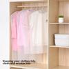 Hanging Clothes Garment Bag Translucent Suit Overcoat Clothes Dust Cover Storage Bag Clothes Dust Cover Garment Dust Cover