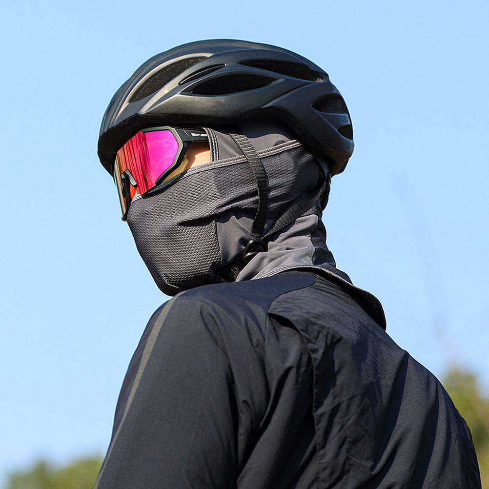 Sturmhaube Gesichtsbedeckung für Männer Frauen Eis Seide Atmungsaktiv Sonnenhaube für Sommer Radfahren Outdoor Angeln Motorradfahren