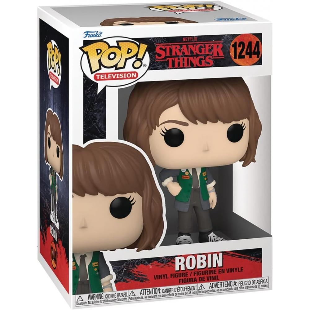 Pop Tv Stranger Things   Funko Vinyl Figure Robin Buckley Video Store Outfit  Se