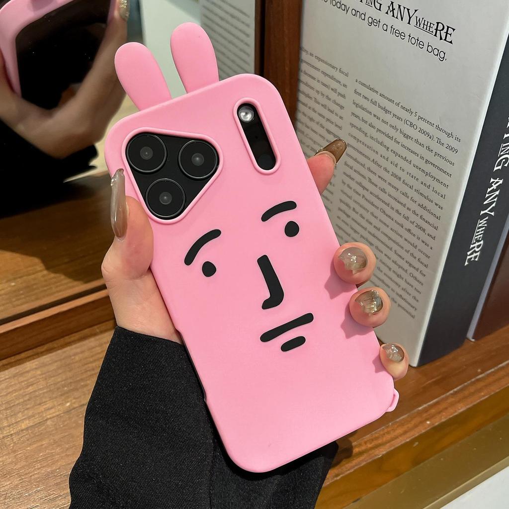 Adorable Rabbit Phone Case for iPhone 13-17 Pro/Max – Fun and Cute Design