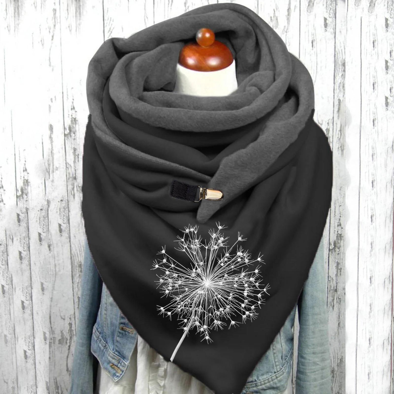 

GEN Женский винтажный шарф с принтом, модный многоцелевой шарф-шаль