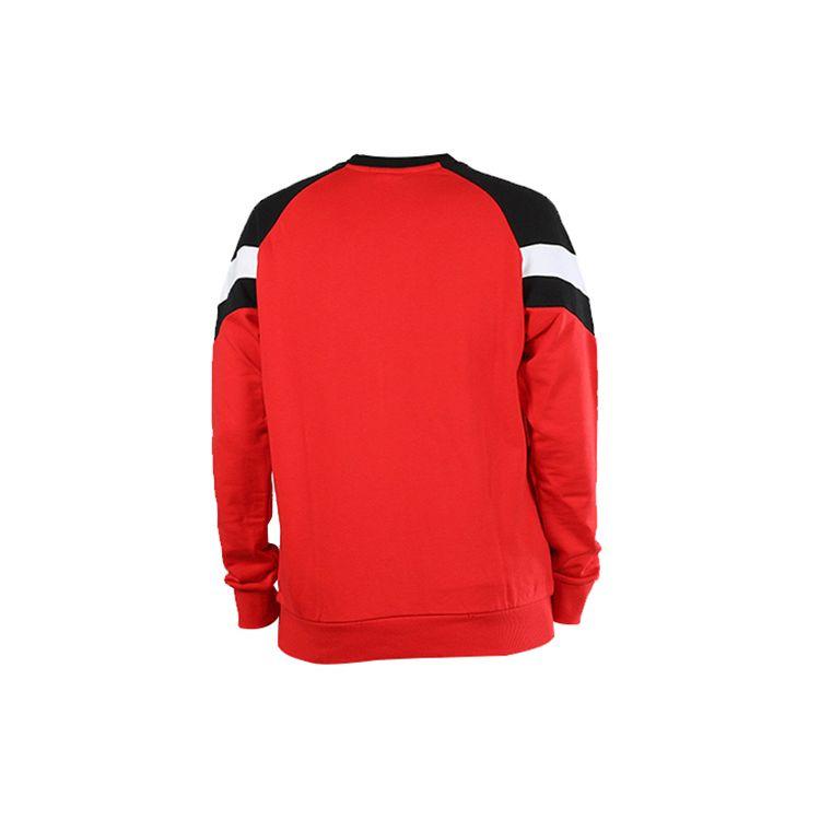 Puma Knit Pullover Hoodie Men Tops Black Red 595953-11