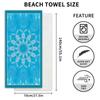 Microfiber Bath Towel Absorbent Cartoon Print Beach Towel Soft Hair Adult Towel