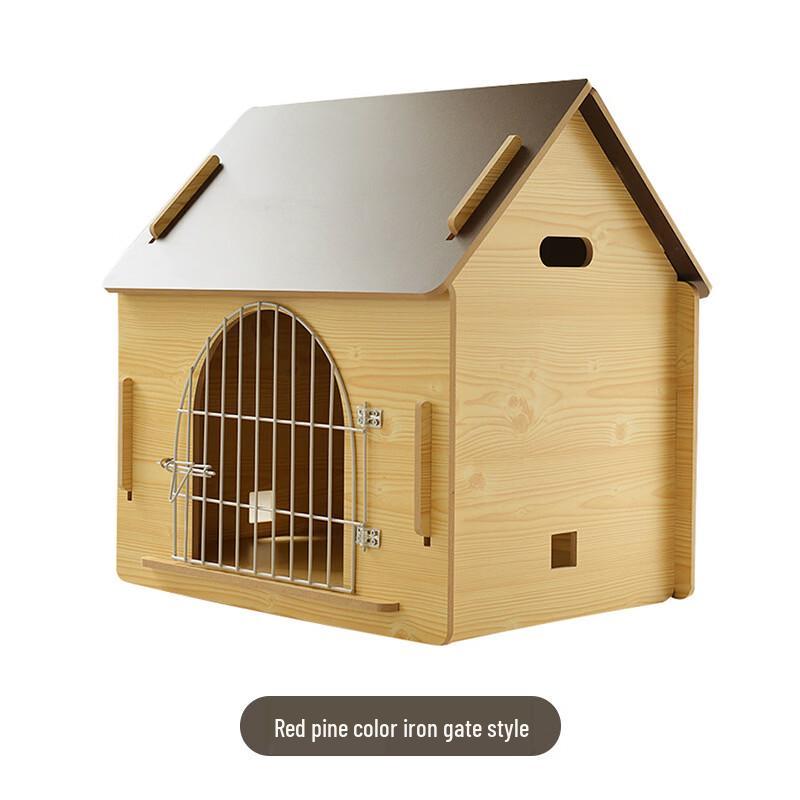 ZISIZ Wooden Pet House & Crate