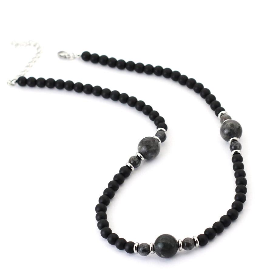 Unique New Natural Stone Necklace For Men 19 Inches Short Choker Collar Perfect Gifts For Boyfriend Lucky Amulet Colar Joias