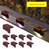 Solar Rainproof Step & Stair Lights for Outdoor Walls & Fences