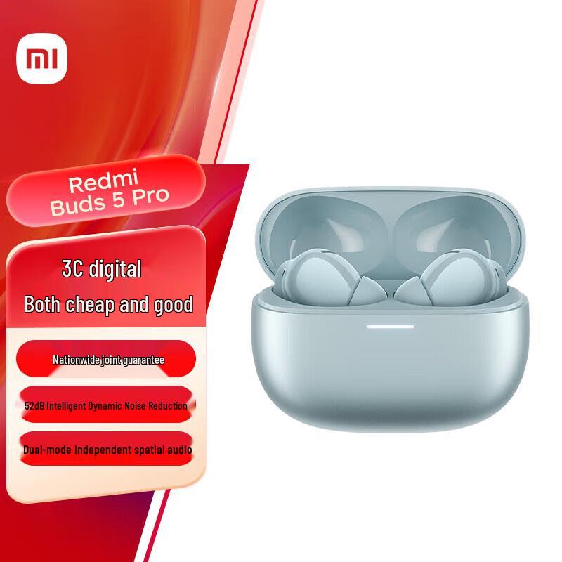

Xiaomi Redmi Buds 5 Pro True Wireless Noise Cancelling Earbuds