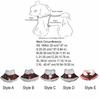 Fleece Lined Christmas Pet Cape British-style Xmas Cat Shawl Christmas Pet Scarf  Dog