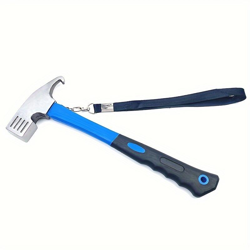 Camping Hammer: Heavy-Duty Multifunctional Steel Hammer with Tent Stake Remover & Holding Strap!Outdoor Camping