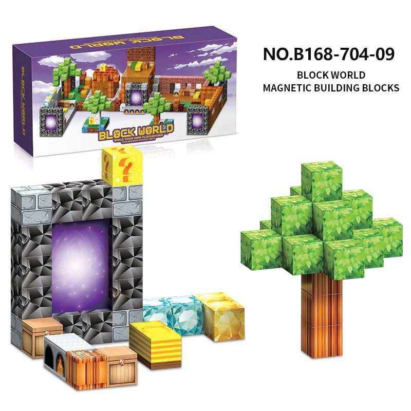 Source Factory 60 Models My Magnetic World Magnetic Block Theme Set Diy Build Magnetic Building Block Toys