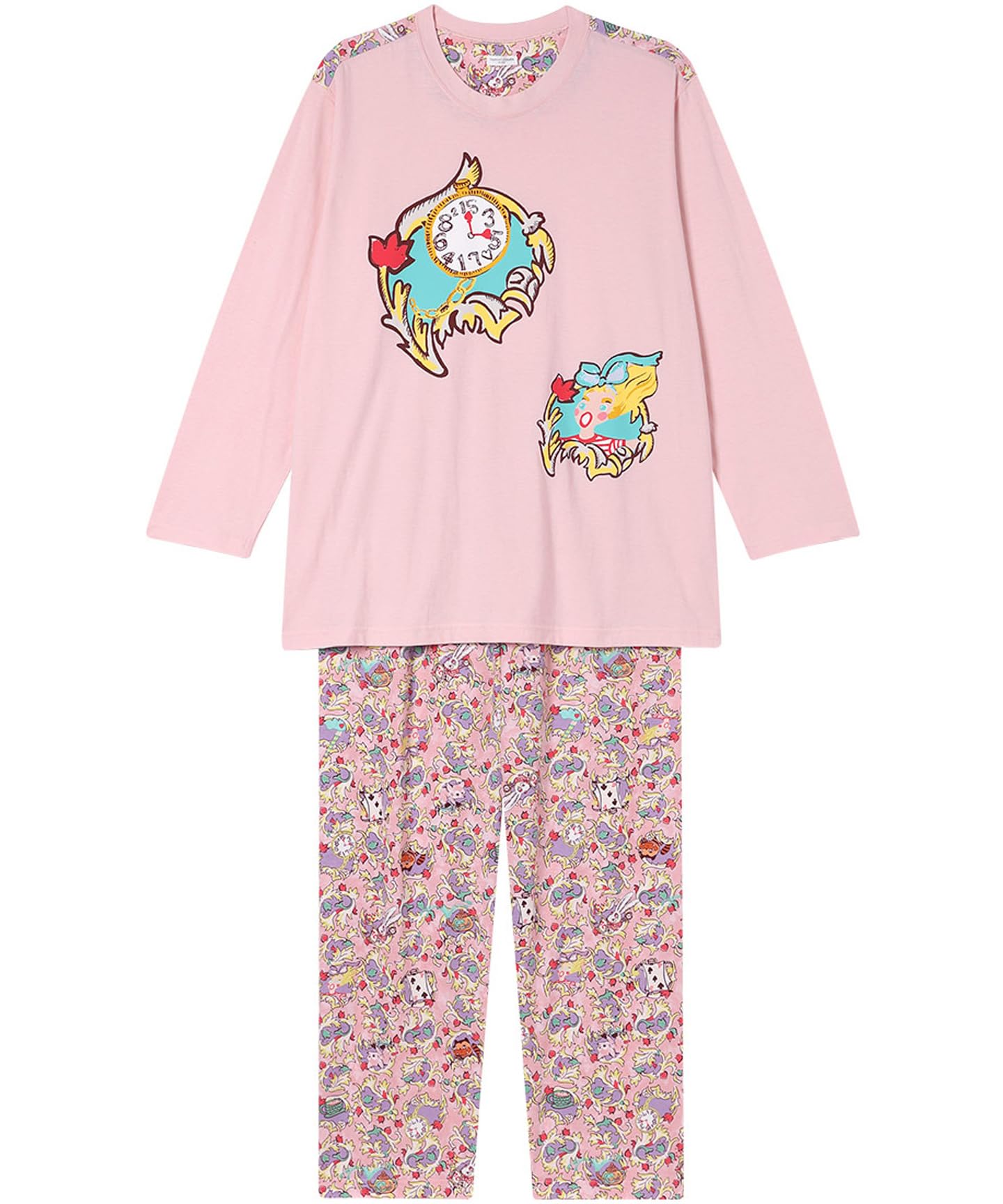 

Wacoal RELAX SLEEP Relax Tsumori Chisato Cotton Long Long Tsumori Chisato SLEEP Size M & (Wacoal & Sleep) Pajamas, 100% Jersey, Sleeves, Pants,