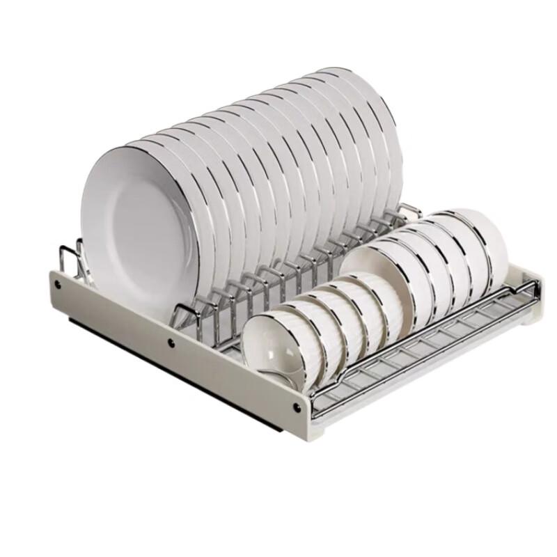 Built-in Kitchen Pull-Out Dish Drainer Rack