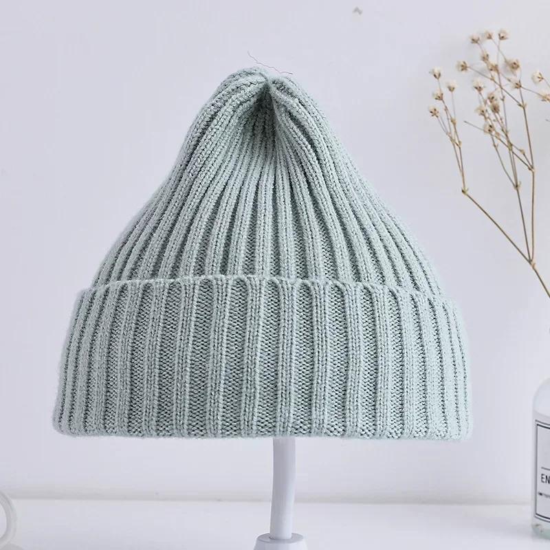 Korean Kids Hats for Girls Boys Crochet Bonnet Toddler Girl Cap Children Baby Photography Props Children Accessories Stuff