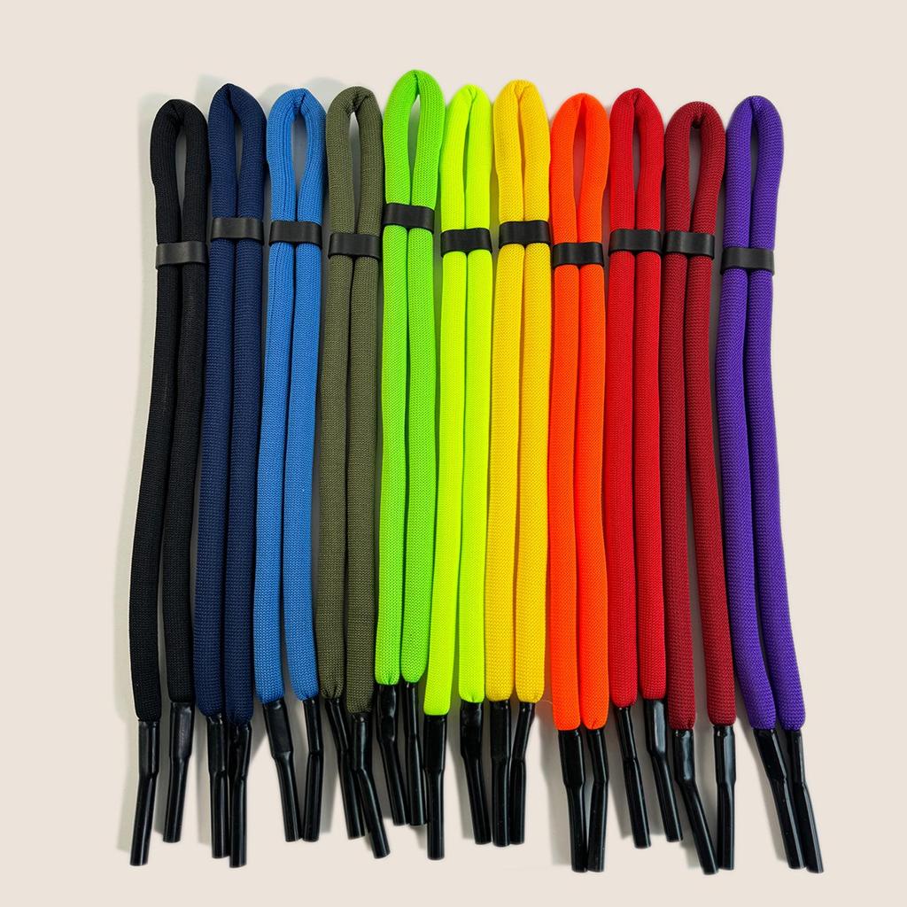 10mm Polyester Crochet Eyeglass Cord with Sponge Core for Surfing, Snorkeling, Freediving, and Scuba