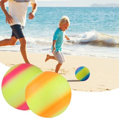 Playground Ball Colorful Shatter-proof Inflatable Bouncing Non-slip Surface Play Toy Thickened