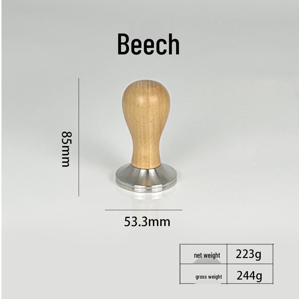 51mm 304 Stainless Steel Coffee Tamper with Handle for Home Machines