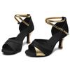 Women Girls Ballroom Dance Shoes Latin Salsa Performance Dance Shoes Heeled 7CM