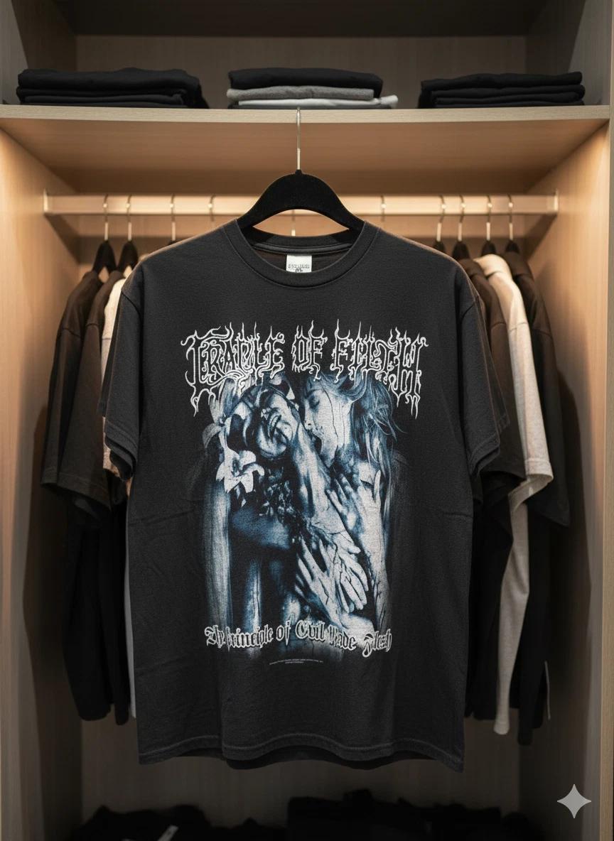 Unisex Adult Casual Music Cradle of Filth The Principle of Evil Mad... XXXL