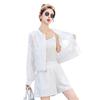 Casual Suit Women's New Summer Beautiful Light and Breathable Long-sleeved Sunscreen Small Shorts Two-piece Set Trendy