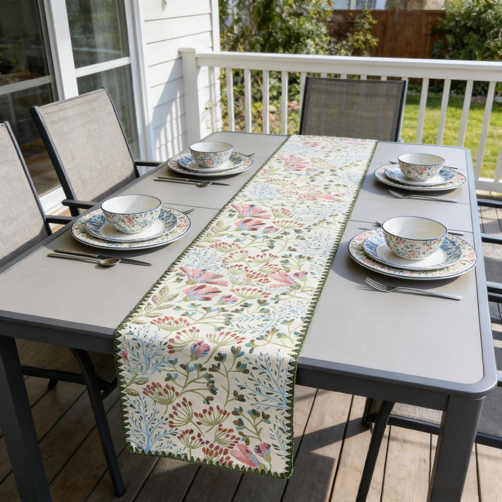Modern Decorative Home Table Runner Nordic Cotton Linen, Soft Table Runner for Dining Table TV Stand Center Table Table Runner