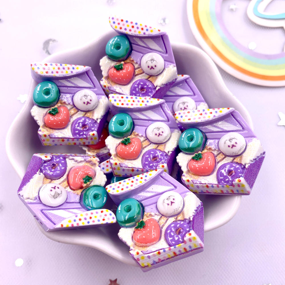 Resin Colorful Kawaii Prince Boy Princess Girl Flat Back Stone Cartoon Figurines 6PCS Scrapbook DIY Bow Decor Accessories Crafts