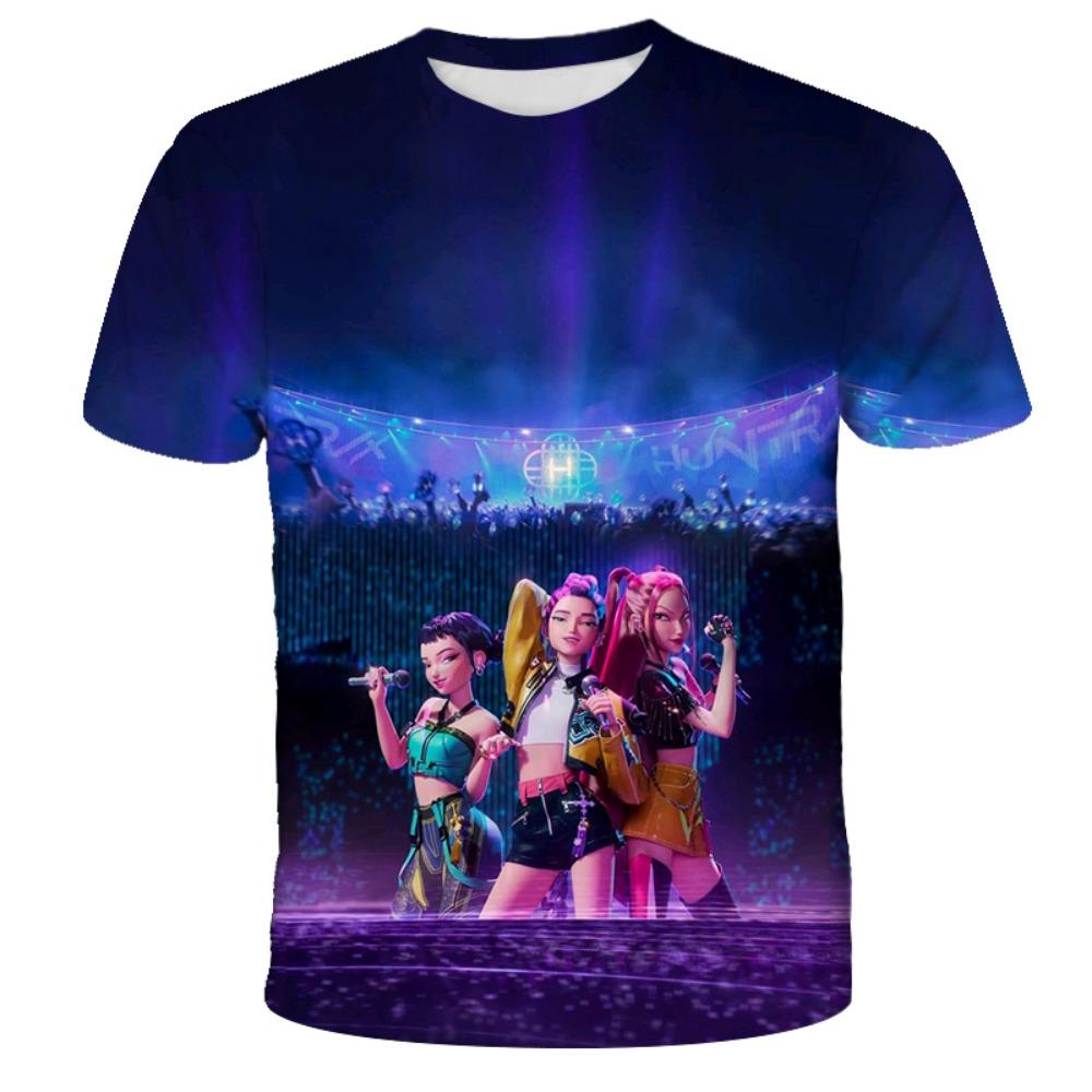 

KPOP ведьминская группа продукт футболка с коротким рукавом летняя модная повседневная, подходит для парней в рок-группах. 110