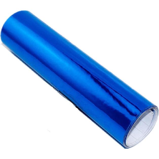 

12 x60 Хромированная Зеркальная Виниловая Пленка Наклейка Декаль Синий Лист Пленки, Самоклеящаяся (Хромированное зеркало) синий