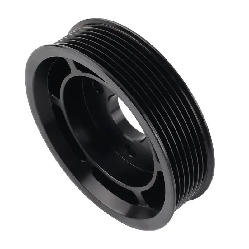 Polea de Aluminio Negra para Dirección Asistida para BMW 135i/335i/335xi (E82/E88/E90/E91/E92/E93) Motor N54 | Nº OE 32427553955