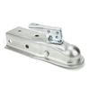 Adjustable Trailer Coupler 2-1/2in Channel Secure Coupling for 2in Hitch Ball 3500lbs Weight Capacit