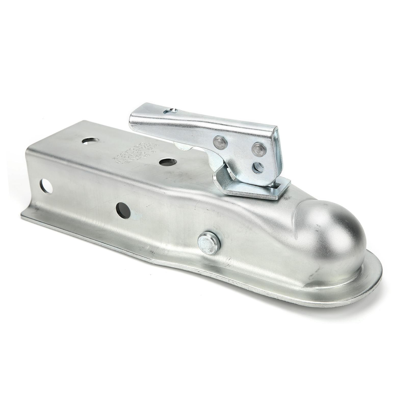 

Adjustable Trailer Coupler 2 1 2in Channel Secure Coupling for 2in Hitch Ball 3500lbs Weight Capacity
