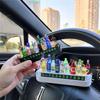 Car Temporary Parking Plate With 15 Random Wine Bottles DIY Car Moving Phone Number Plate Creative Moving Parking Number License