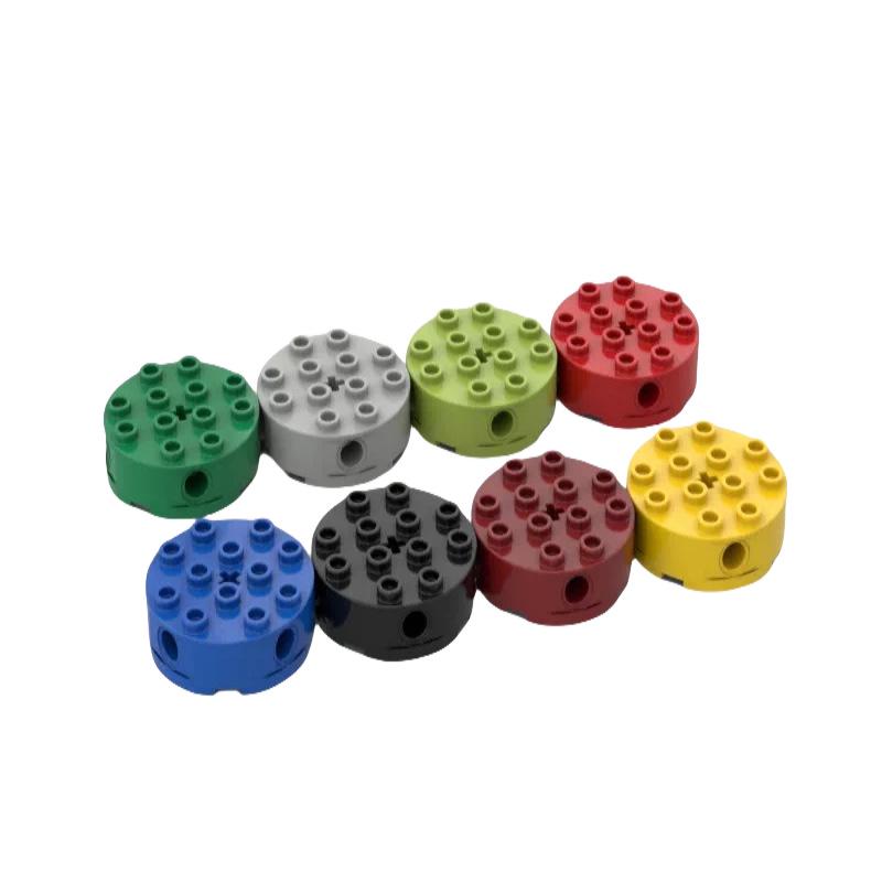 Compatible 6222 Axle Hole Cylinder Brick for Lego MOC, Small Particle Building Block