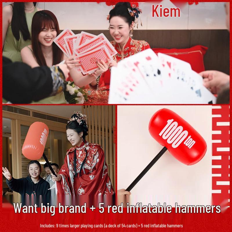 Door-Blocking Game: Large Wedding Reception Props for Photography and Entertainment
