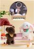 Adorable Sheep & Rabbit Plush Keychain - Cartoon Animal Bag Charm & Decoration Gift