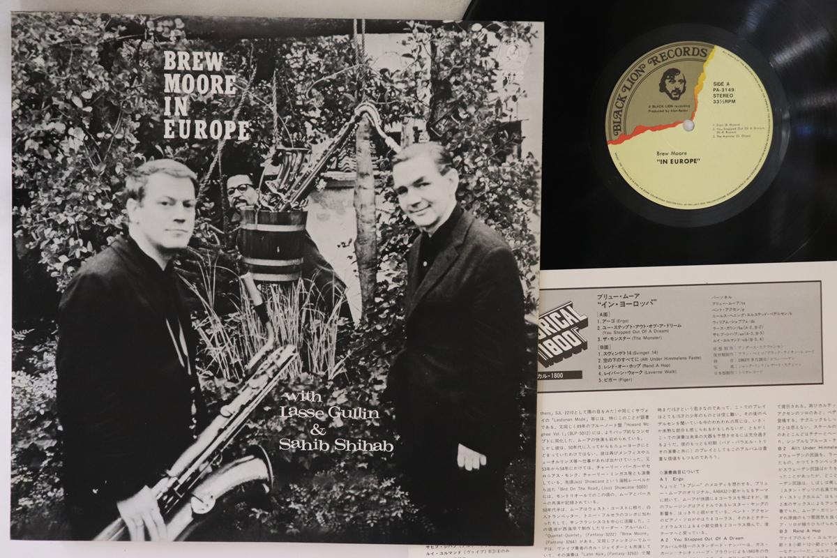 

LP Record BREW MOORE - In Europe PA3149 BLACK LION Japan Jazz Used
