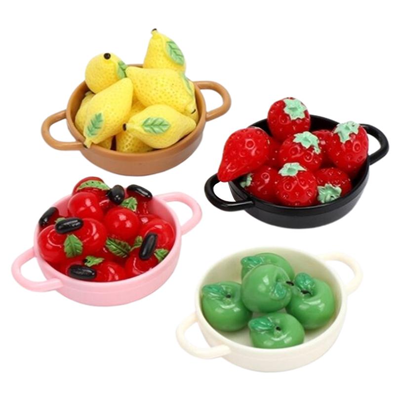 Dollhouse Mini Stockpot Model Dollhouse Miniature Kitchen Cookware Decorated Dollhouse Accessories