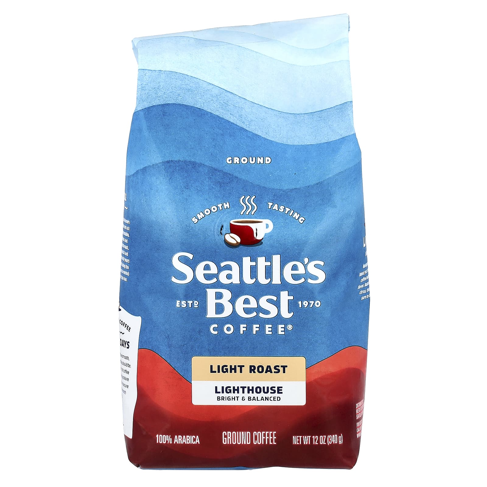 

Seattle s Best Coffee, Lighthouse, Молотый кофе, Легкая обжарка, 340 г (12oz)