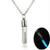 Women Men Glowing Luminous Sand Timer Car Pendant Glass Hourglass Bottle Ladies Couple Gift Lovers