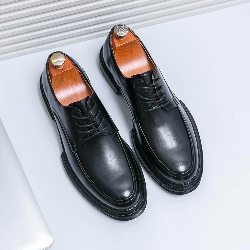

Fashion White Wedding Shoes Men s Business Leather Shoes Formal Oxfords Career Office Oxford Black Lace-up Shoes Luxury Goods Zapatillas 43 чёрный