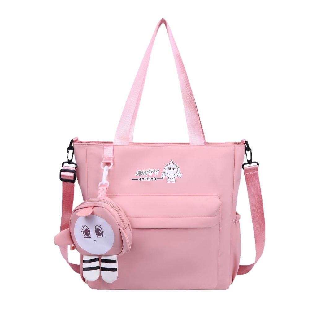 Harajuku Egg Party Student Cartoon Handheld Make-up Bag Large Capacity Girl Simple Shoulder Bag