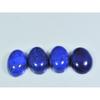 10X14MM Natural Lapis Lazuli Oval Cabochon Loose Gemstone 4 Pcs Lot 24Cts. A-508