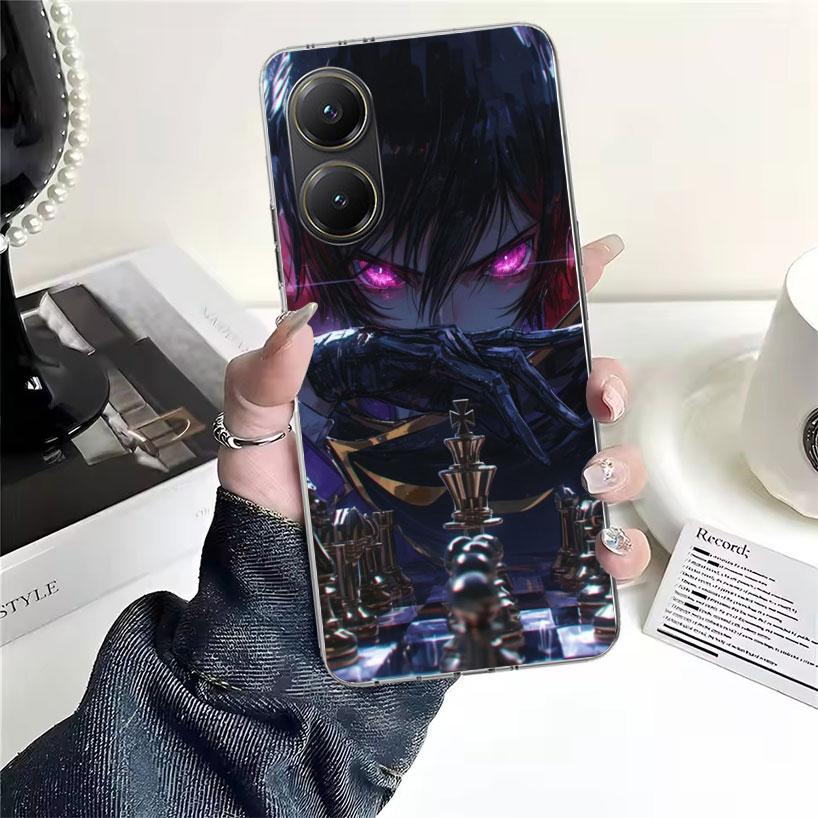 Code Geass Anime Soft Phone Case For Xiaomi Redmi 15C 15 13C 13 Poco X5 X6 X7 F7 Ultra M7 12C 12 10 10C 9C 9A 9T 9 Fundas Poco X