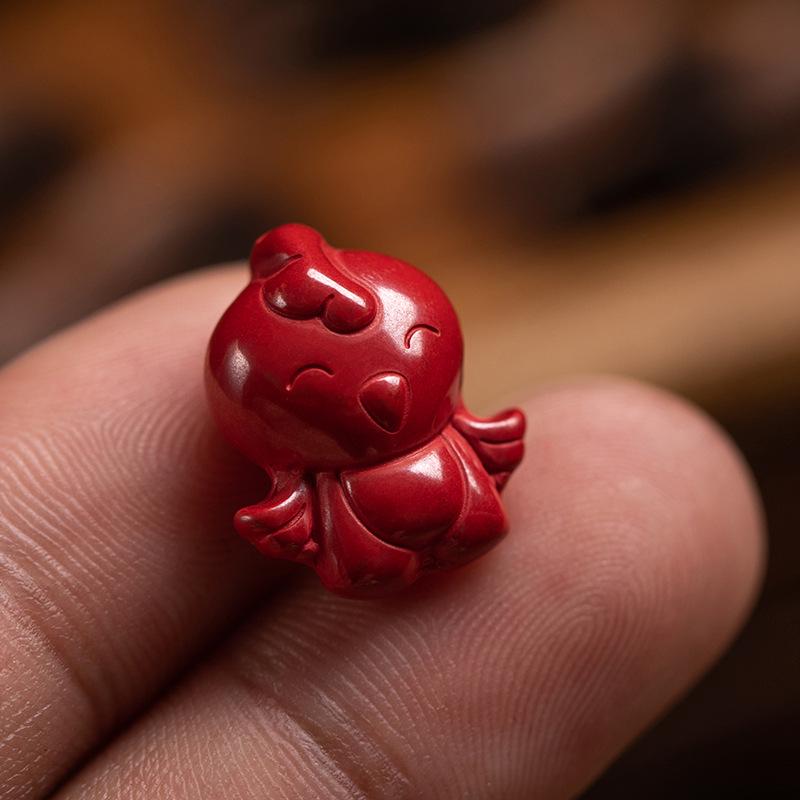 Roter Zinnober Tierkreis Cartoon DIY Zubehör