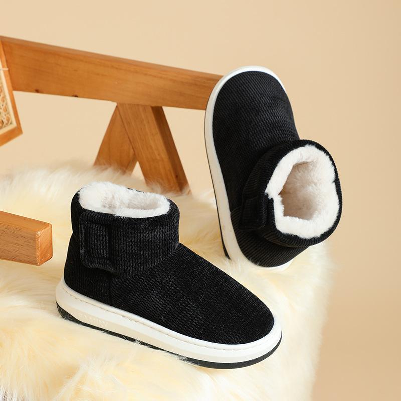 

Хлопковые туфли для мужчин, Хлопковые туфли для женщин, Хлопковые туфли с толстым бархатом, Удобная мягкая подошва, Нескользящие и морозостойкие, Однофутовые туфли 40-41