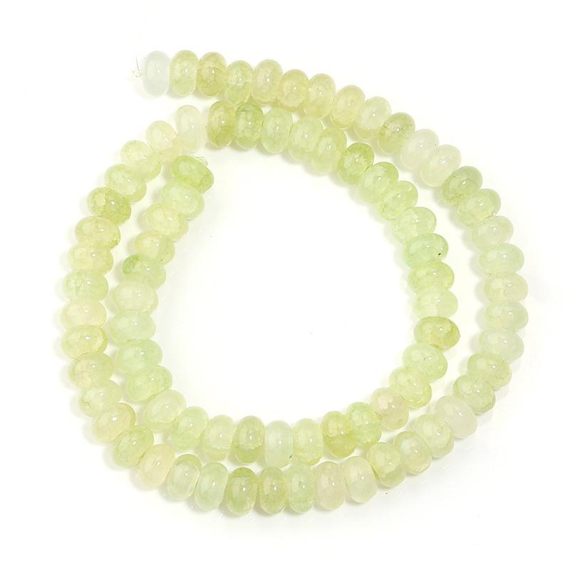 1 String 5X8Mm Glass Beads Colorful Abacus Flat Round Loose Beads For Jwelry Making Diy Crafts Bracelets Necklace Accessories