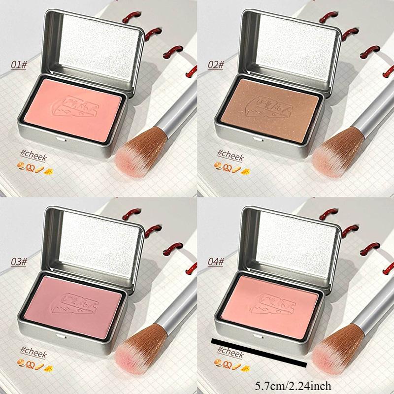 Peninsula Iron Box Blush 4 Colors Drunken Rose Cheek Blusher Powder Matte Apricot Rouge Contour Palette Natural Face Makeup