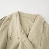 European & American Style Women's Fashion Double-breasted Stand Collar Twill Waist-cinching Short Jacket 2025